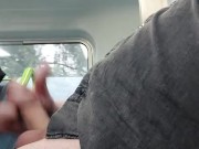 Jerking off on a Melbourne Train