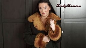 Goddess in fur wants you to masturbate