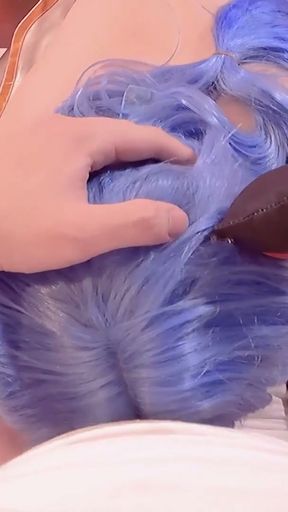 Genshin Impact, Ganyu Cosplayer Gets Fucked, Japanese Hentai Anime Crossdresser Cosplay 9   Clip 2