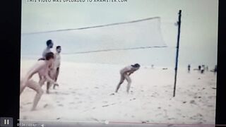 Naked Volleyball ( slow motion)