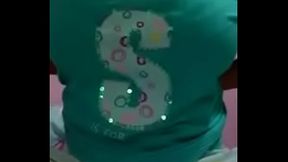 Little tren whit huge boobs