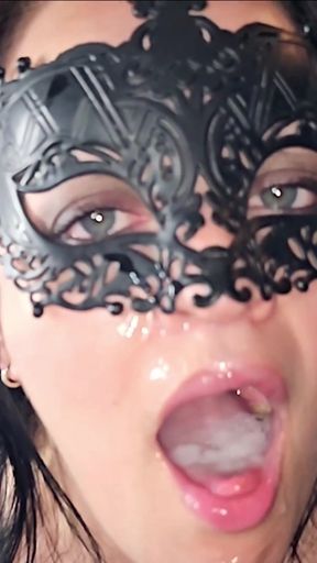 Amateur Milf Gets Drenched in Cum! She Swallows It All - Millie Fox   Clip 2