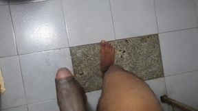 Boy Masterbating in the Bathroom Like a Slut