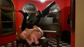 Trans Woman Touches Herself on Piano