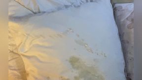 Piss on pillow
