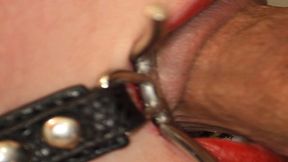 lee fucks roxy s mouth through a spider gag