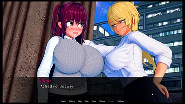 Futa's World of NTR [ FUTANARI HENTAI game PornPlay ] Ep.4 cheating on her boyfriend at the library !