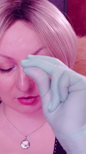 Asmr with Medical Gloves, Clicking and Clapping Hands. Arya Grander