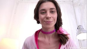 FIRSTANALQUEST - ONE MORE ANAL FUCK WITH BLONDE BUSTY CLARY