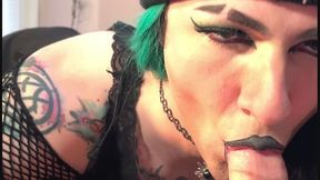 Super Sexy Goth Femboy Jade Madison Sucking and Fucking Compilation 1