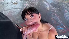 Risky Public Sex Outdoors With Aleksa Mink