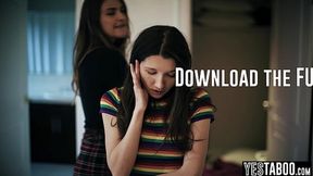 Dark-Haired Seductress Stole Her Step-Sisters LesbianGF