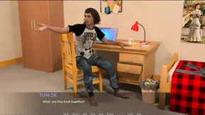 Mending Past with a creampie in animated hentai