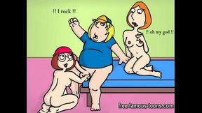 Famous toons blowjob and facial