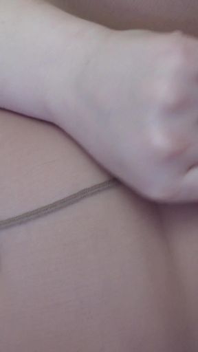 I lick cum off my long toes after footjob, I love licking cum off my feet   Clip 1