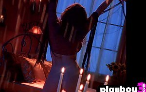 Black babe with big boobs Patrice Hollis striptease and posed totally naked