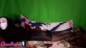 dashanoihara #16 - i put on a nylon skirt and wanted to tear my pantyhose