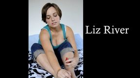 Legacy Content: From Sneakers to Toe Painting with Liz River in Converse Sneakers then Barefoot painting Red Polish MP4