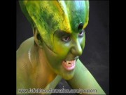 Flexi Jenny transformed into a reptile