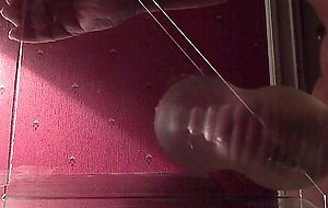 Daddy cum huge and moaning