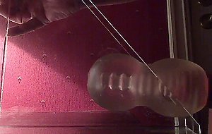 Daddy cum huge and moaning