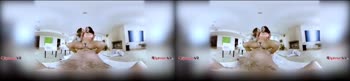 Keisha Grey and Abella Danger Share a Hung Big Cock in Steamy Virtual Reality Threesome