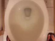 Huge Fat Daddy Dick Taking A Piss with Jeans And Sandals