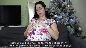 preggy MILF devours cock&#x1F32D; &amp; swallows cum on her belly