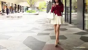 Hot Asian woman spreads her legs for a steamy sex session