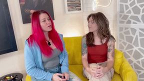 First time WEDGIE - HAZEL SINCLAIR & CATHERINE FOXX HIDEF