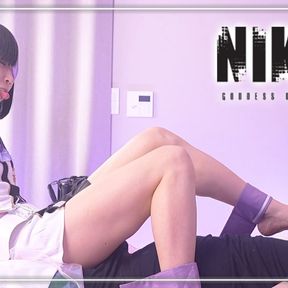 NIKKE Syuen cosplayer Foot Fetish, Face Sitting, hentai japanese shemale cosplay