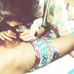 Telugu Lovers- Beautiful Girl Hot Sucking Boyfriend Dick and Hardcore Fucking Doggy Position Full HD Hindi Audio.