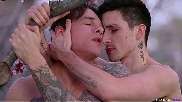 ASGMAX - FULL SCENE - Curious Tatted Stranger Has 1st Gay Fuck With Hot Jock In The Park /