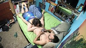 Stepbrother Outdoes Video Games With Hot Action