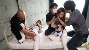 ”Reika Ichinose & Mio Ozora get held captive by a group of horny men”