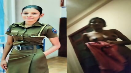 Beautiful Slim Sri Lankan Police Gf Captured Nude By Bf After Sex