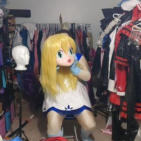 Kigurumi PVC Lillie Cosplay Gagged, Breathplay and Vibraitor