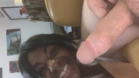 Thick White Dick Handjob (2nd Meet)