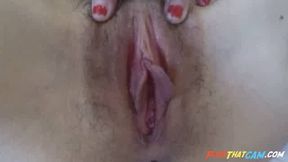 Hairy Wet Latina Pussy - Solo Webcam Show HD