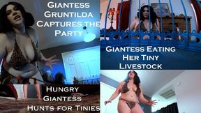 Giantess Gruntilda Compilation Video - SD -Unaware, Barefoot, BBW Giantess Vore Clips - 13% off!