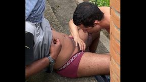 interracial sex in the abandoned park 05 02