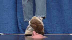 Floor-face trampling under dirty Balenciaga sneakers (part 2 of 10), flo602x 1080p