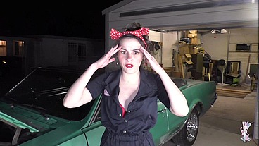Ziva the Riveter Struggles at the Car Shop