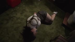 Japanese Filipina Suffersocked and Hogtied HD