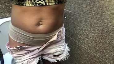 Horny Pissing Turns Into Public Masturbation – I Couldn’t Resist Playing With My Wet Pussy