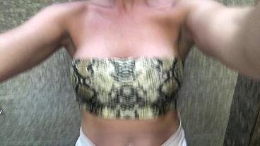 Horny Pissing Turns Into Public Masturbation – I Couldn’t Resist Playing With My Wet Pussy