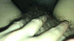 Playing with My Bush for You Laying in Bed HD