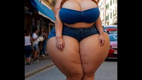 Thick BBW girlfriend (AI generated)