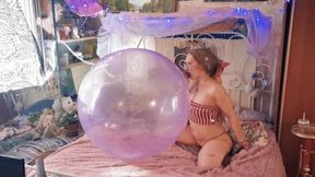 Mariette BTP's two crystal Sempertex 24'' balloons - 1080p