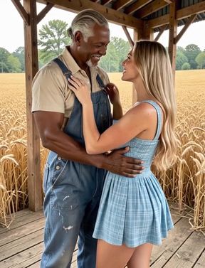 Curvy farm wife gives BBC to her cheating husband